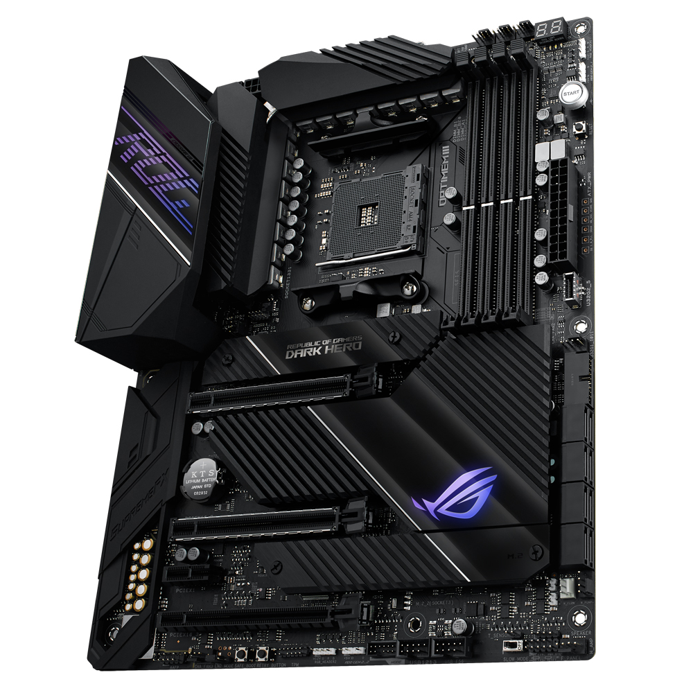 90A対応14+2 PowerStage採用のハイエンドマザーボード「ROG Crosshair 90A対応14+2 PowerStage採用のハイエンドマザーボード「ROG Crosshair